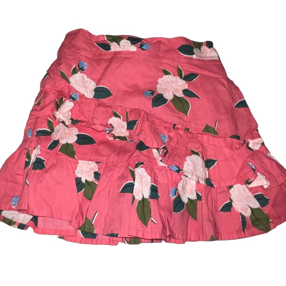 Carter’s Kid Girls Floral Skirt Girls Sz 6/6X Pink with Pink Flower Summer Skirt